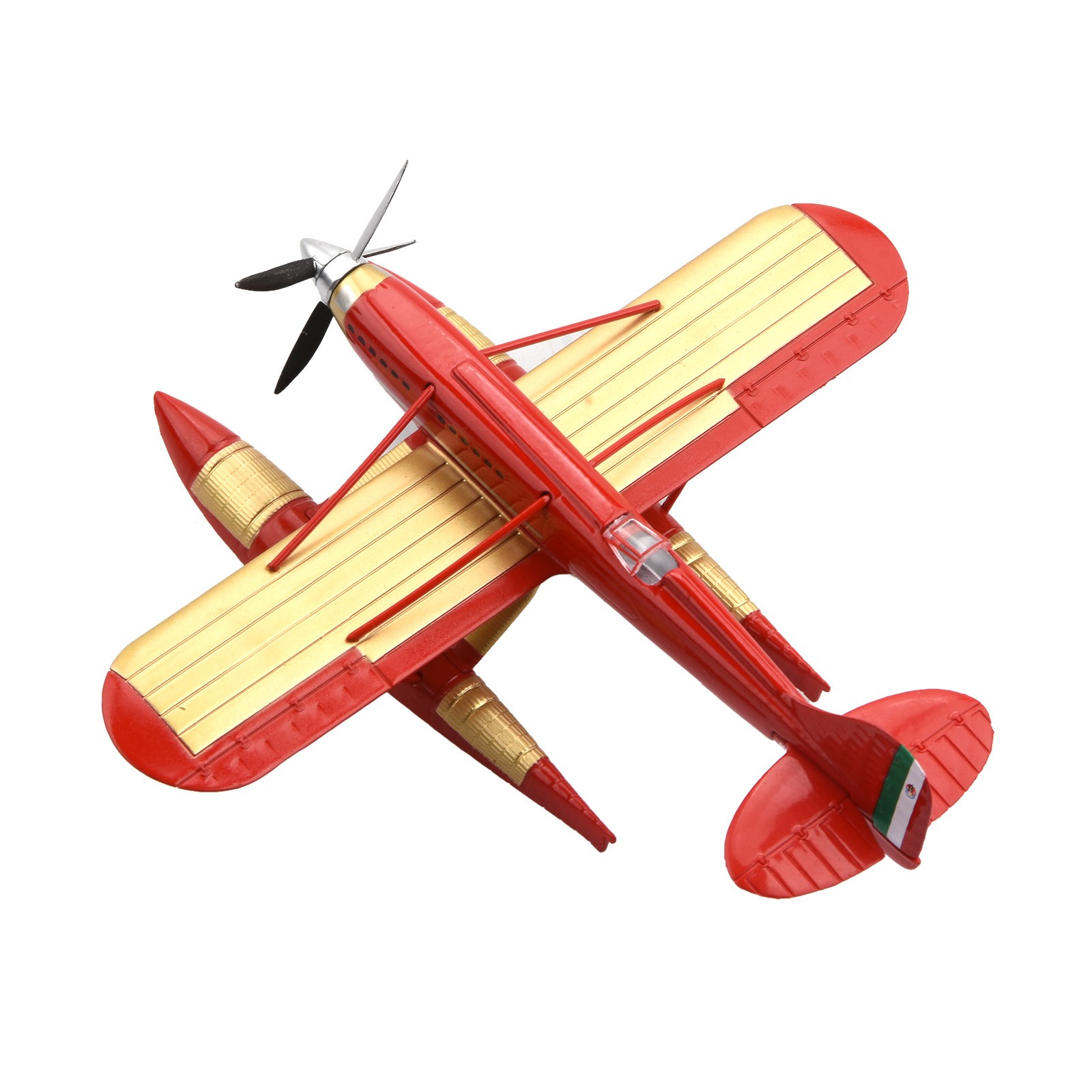 1PCS 12cm Diecast Alloy 1/72 Scale WWI Italy Macchi MC.72 Racing Seaplane Model