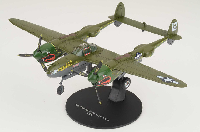 27296-41 Motor City Classics P-38J Lightning 1/72 Model Haleakala II USAAF 80th