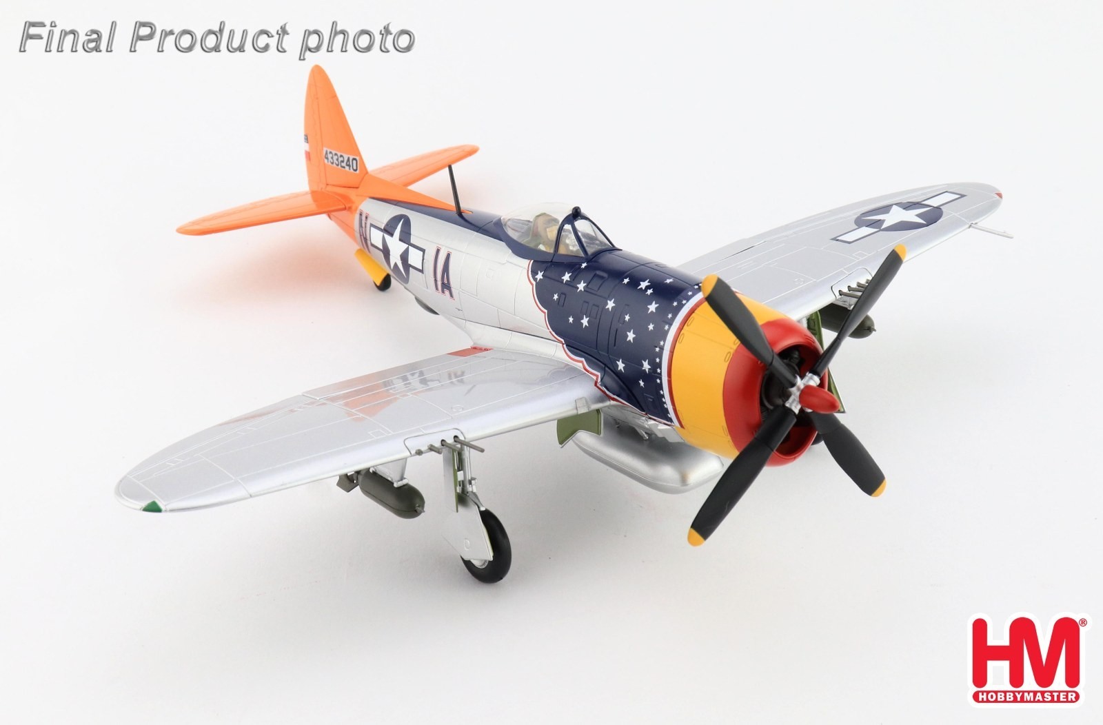 Hobby Master 1:48 P-47D Thunderbolt Tarheel Hal Lt Ike David 366 FS 358FG HA8414