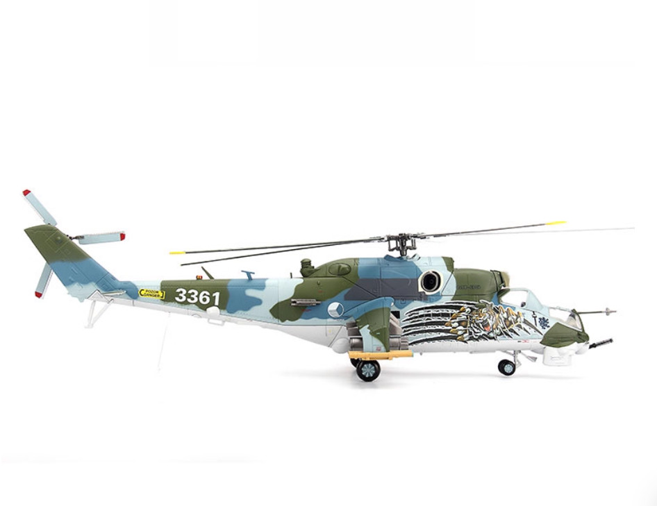 1:48 BLESS Czech Air Force Mi-24V Hind NTM 2011 Attack Helicopter Diecast Model