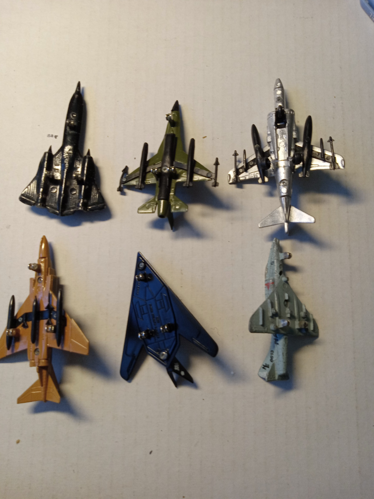 Dyna Flites Jet Aircraft LOT Fighter Bomber Stealth F16 Phantom Skyhawk Die Cast