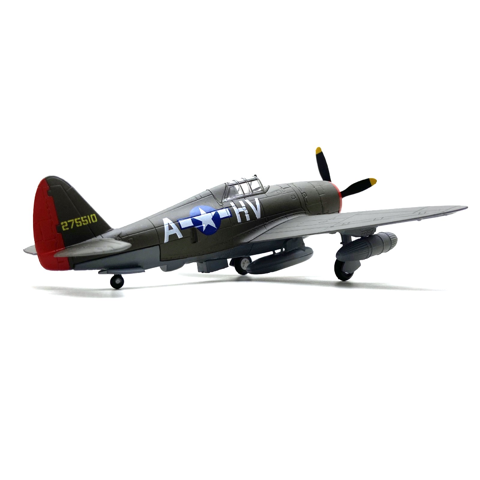 WWII US Fighter Model Republic P-47 Thunderbolt 1/72 Scale Diecast 15.5cm Museum
