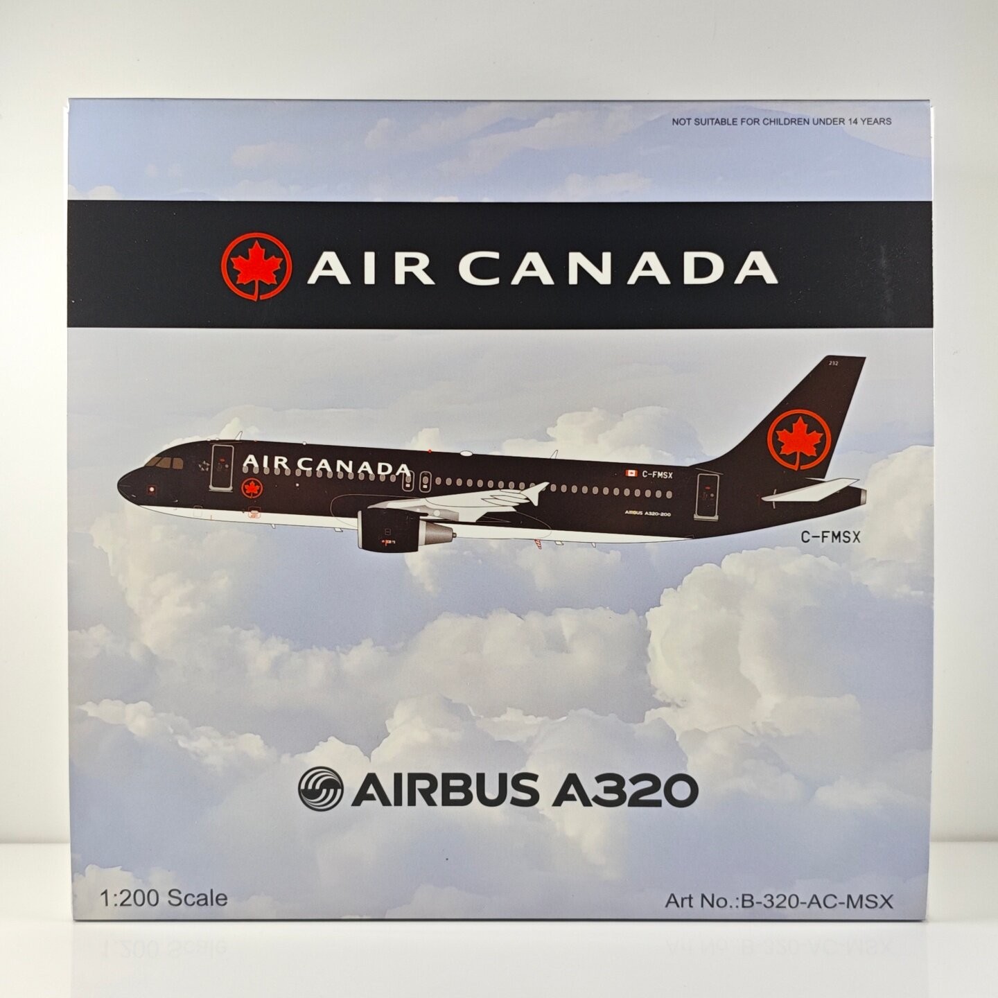 B-Models B-320-AC-MSX 1:200 Air Canada A320 C-FMSX Alloy Model