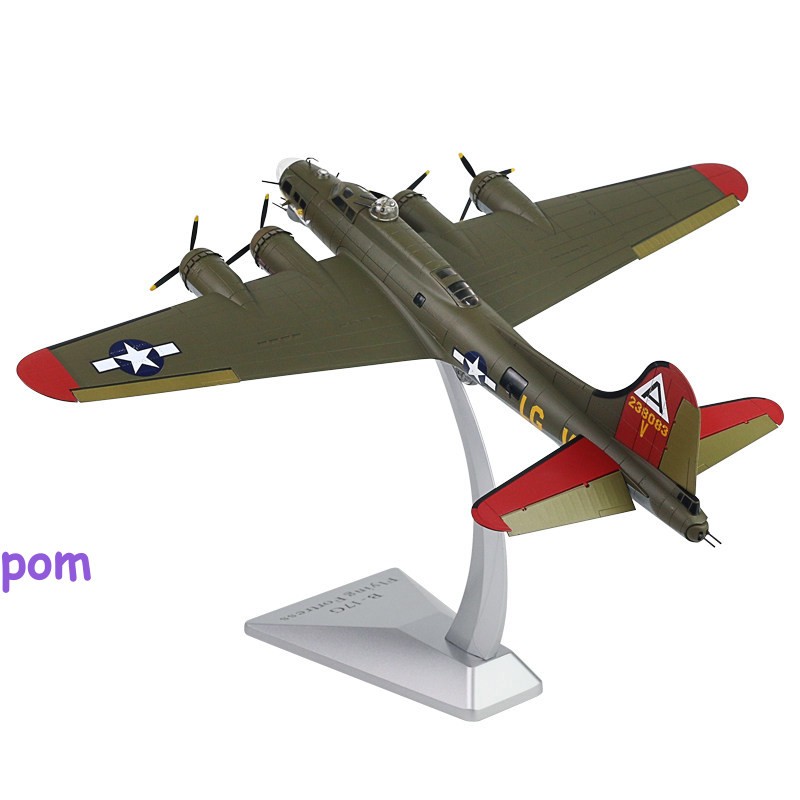 AF1 1:72 Scale USAF B-17G Flying Fortress Bomber Diecast Aircraft Model Statue