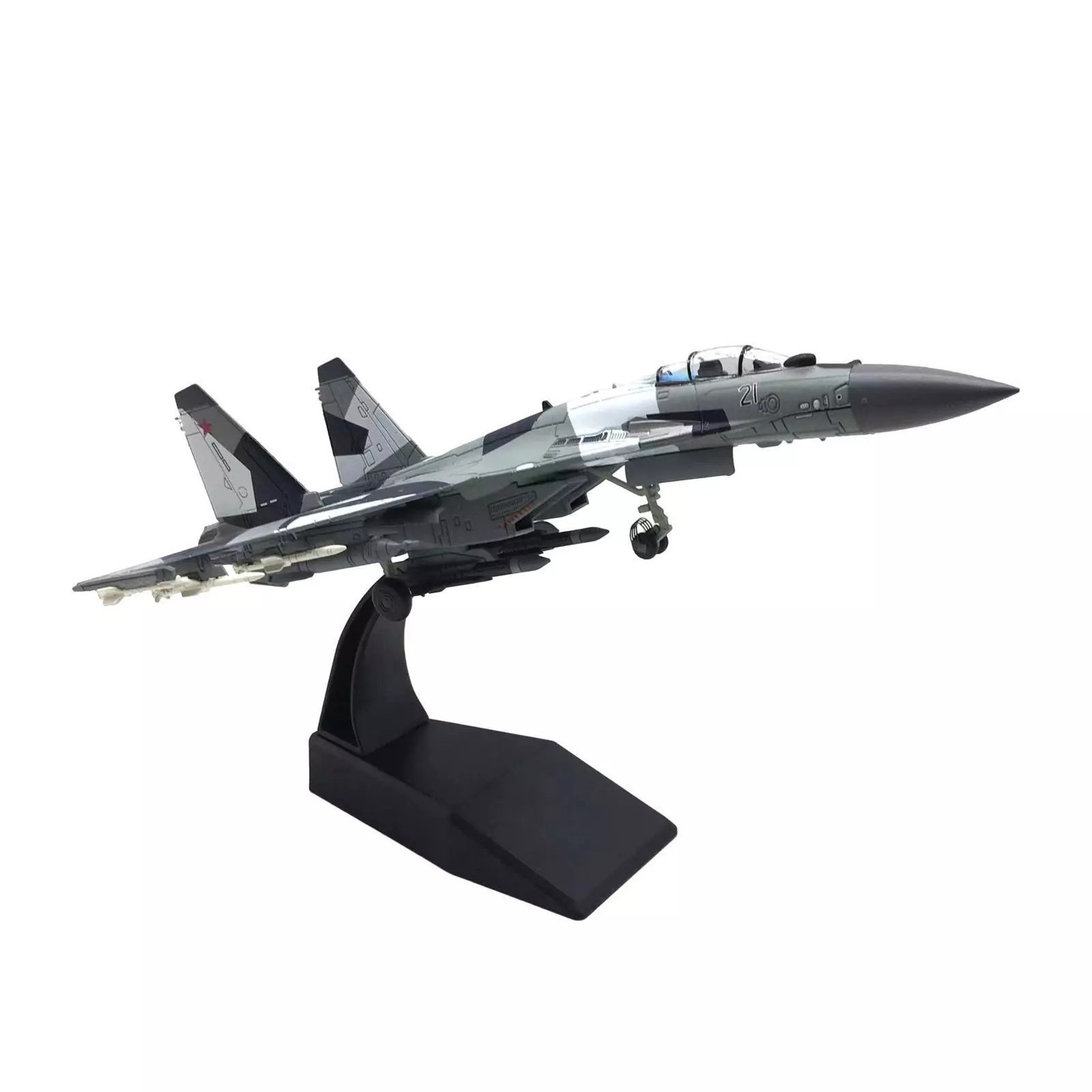 1/100 Alloy Russian SU35 Fighter Model Airplane Model Airplane Souvenir Toys