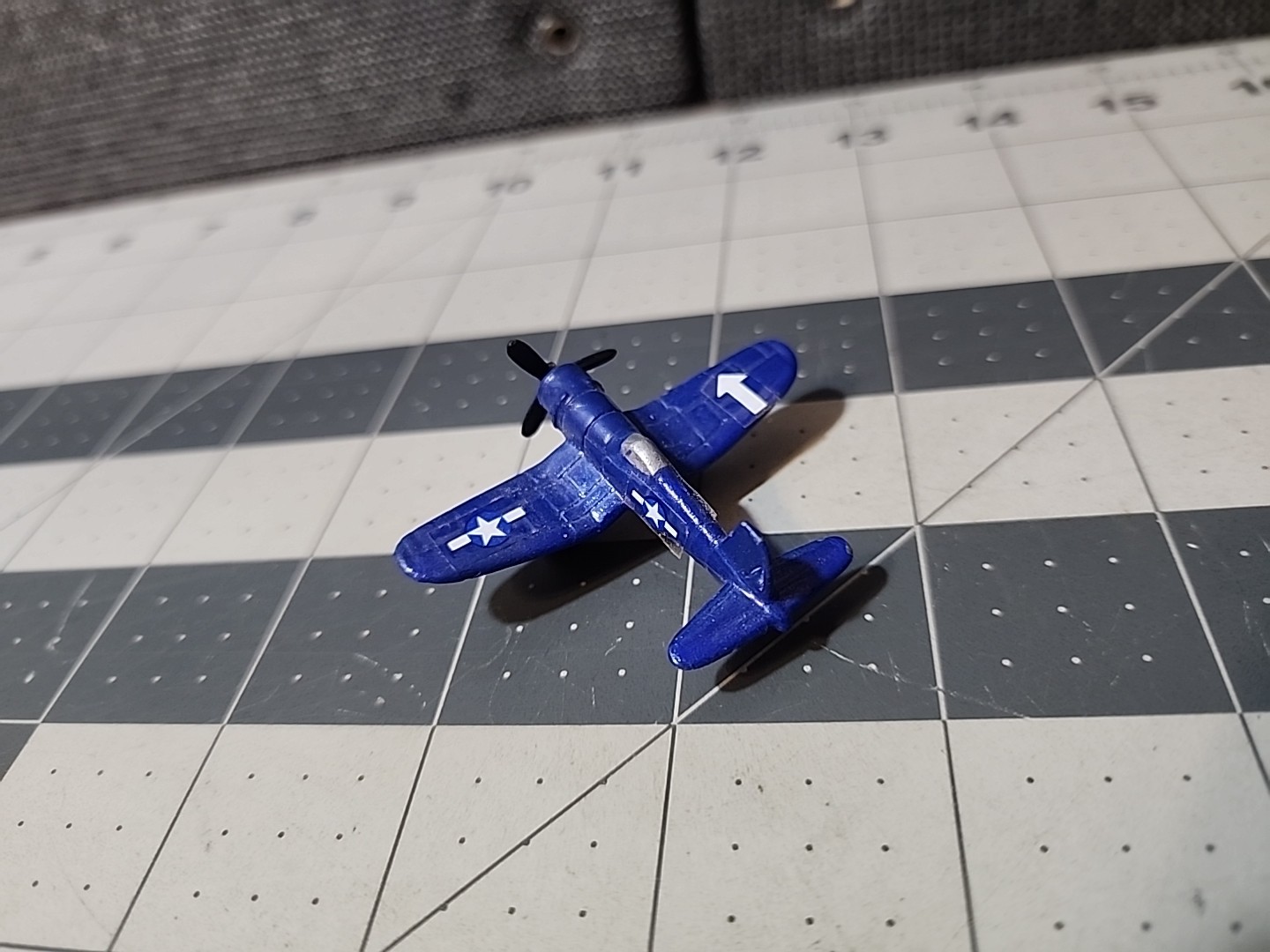Tootsietoy American F4U Corsair Fighter Aircraft 1 3/4 X 2 1/4 inches BUNDLE*