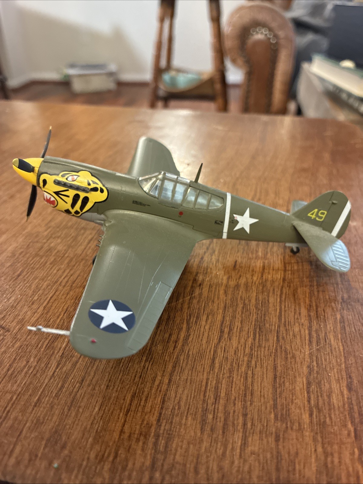 Easy Model????? 1/72 US P-40E Curtiss Warhawk Fighter