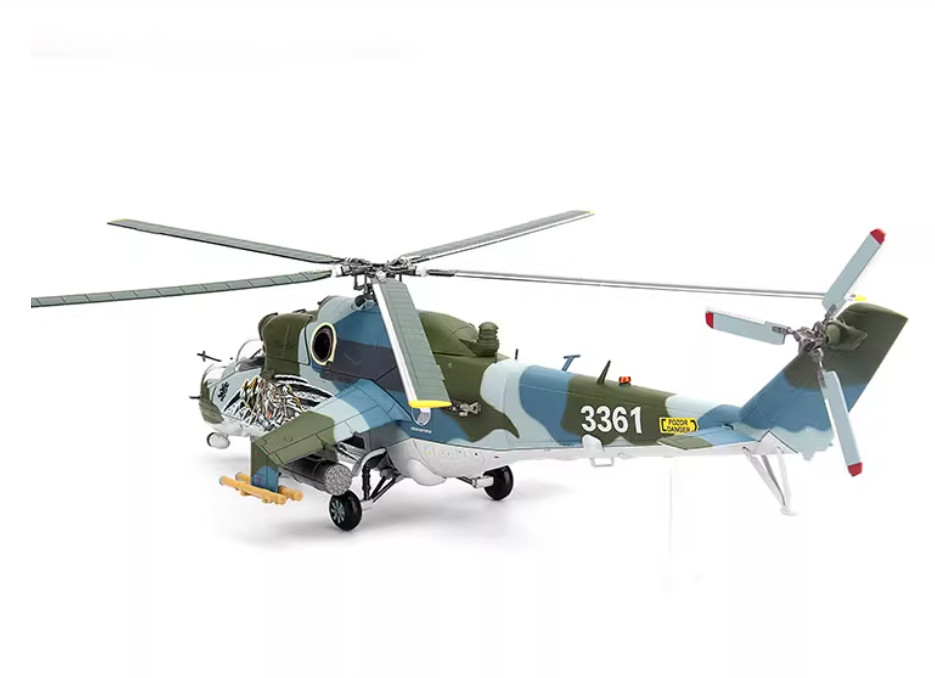 1:48 BLESS Czech Air Force Mi-24V Hind NTM 2011 Attack Helicopter Diecast Model