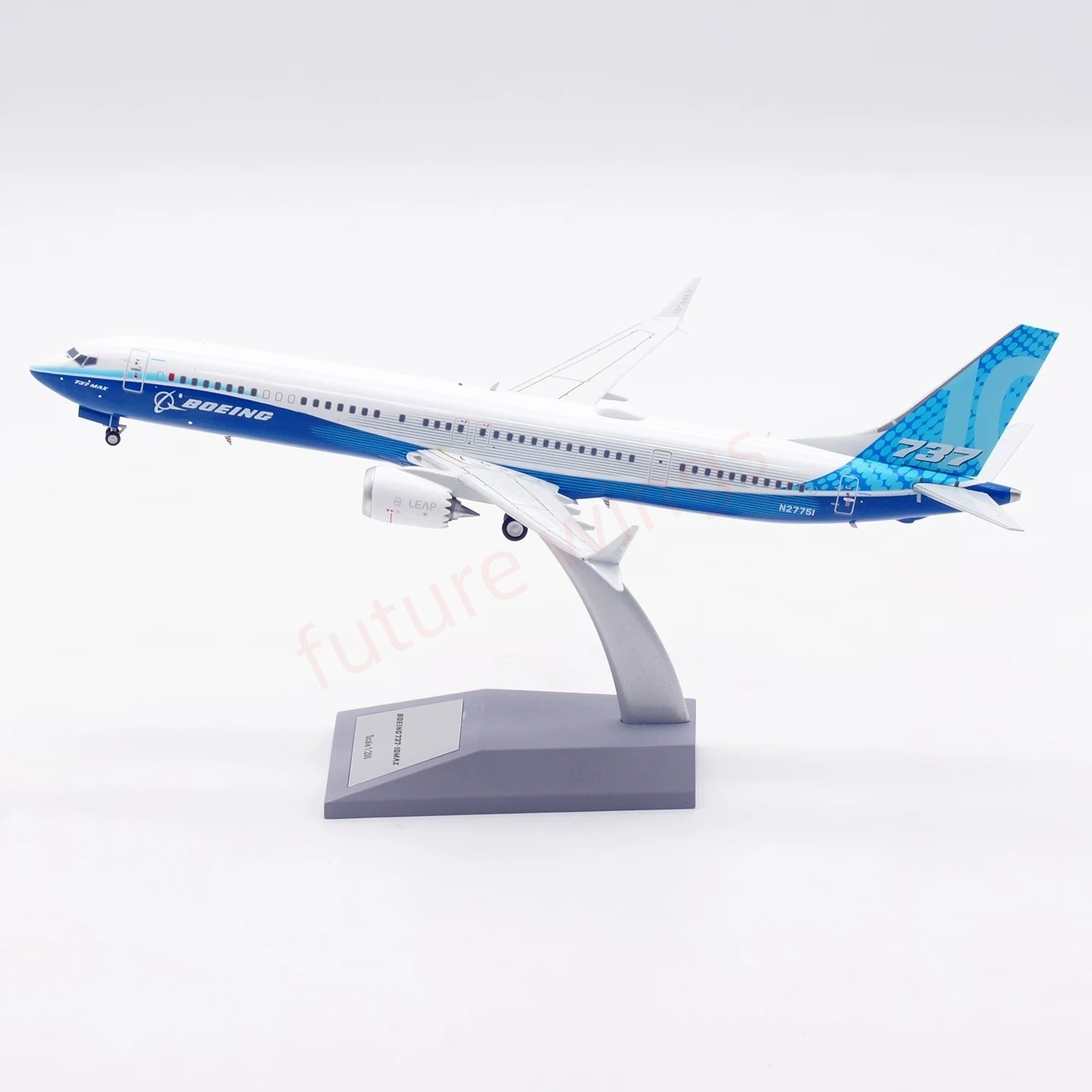 1:200 InFlight200 Boeing House Color B737-10 MAX N27751 Diecast Aircraft Model