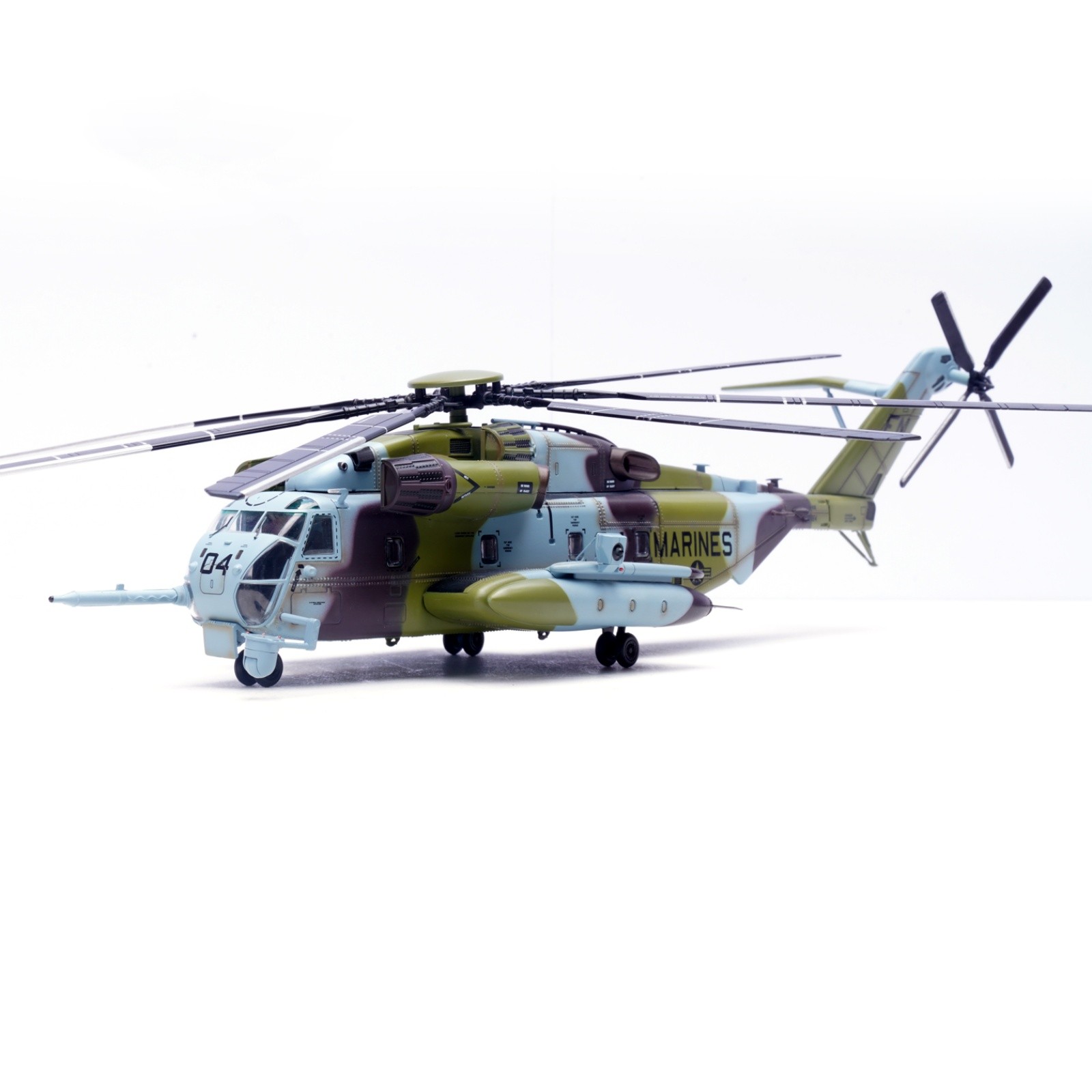 Diecast Alloy 1/72 United States Navy For Sikorsky CH-53E Super Stallion Black