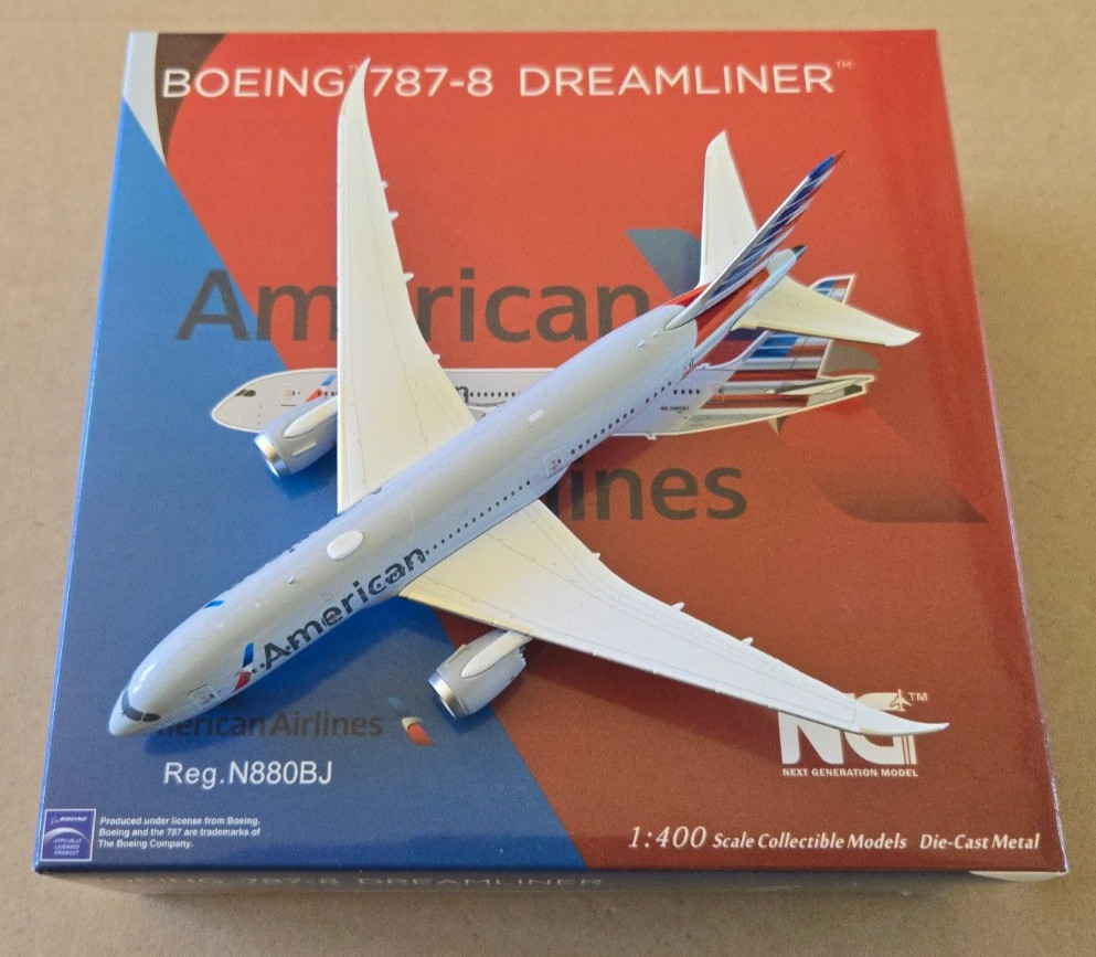 1:400 Boeing 787-8 American Airlines N880BJ NG Models