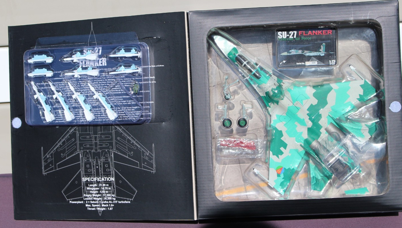 JC Wings 1:72 Eritrean Air Force Su-27 Flanker 608 JCW-72-SU27-007 PLEASE READ