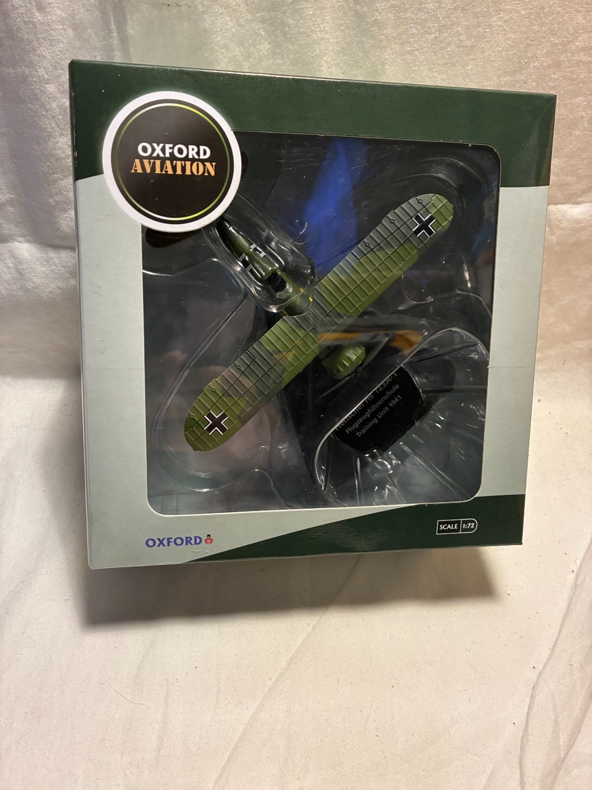 Oxford Aviation Henschel Hs 123A-1 1941 Training Unit AC040 1:72 New In Box