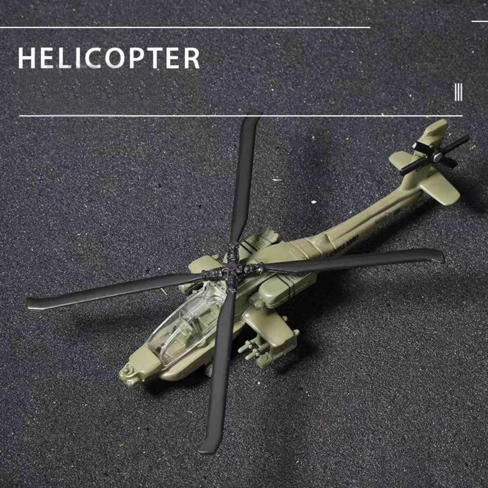 United States Army AH-64 Apache 1:130 Scale Diecast Helicopter Display Model