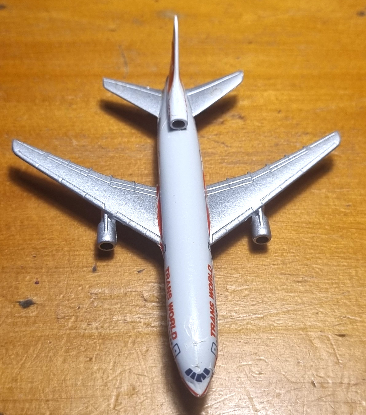 TWA. Lockheed L-1011 Tristar . Schabak #909/10 Scale 1:600. Boxed Model