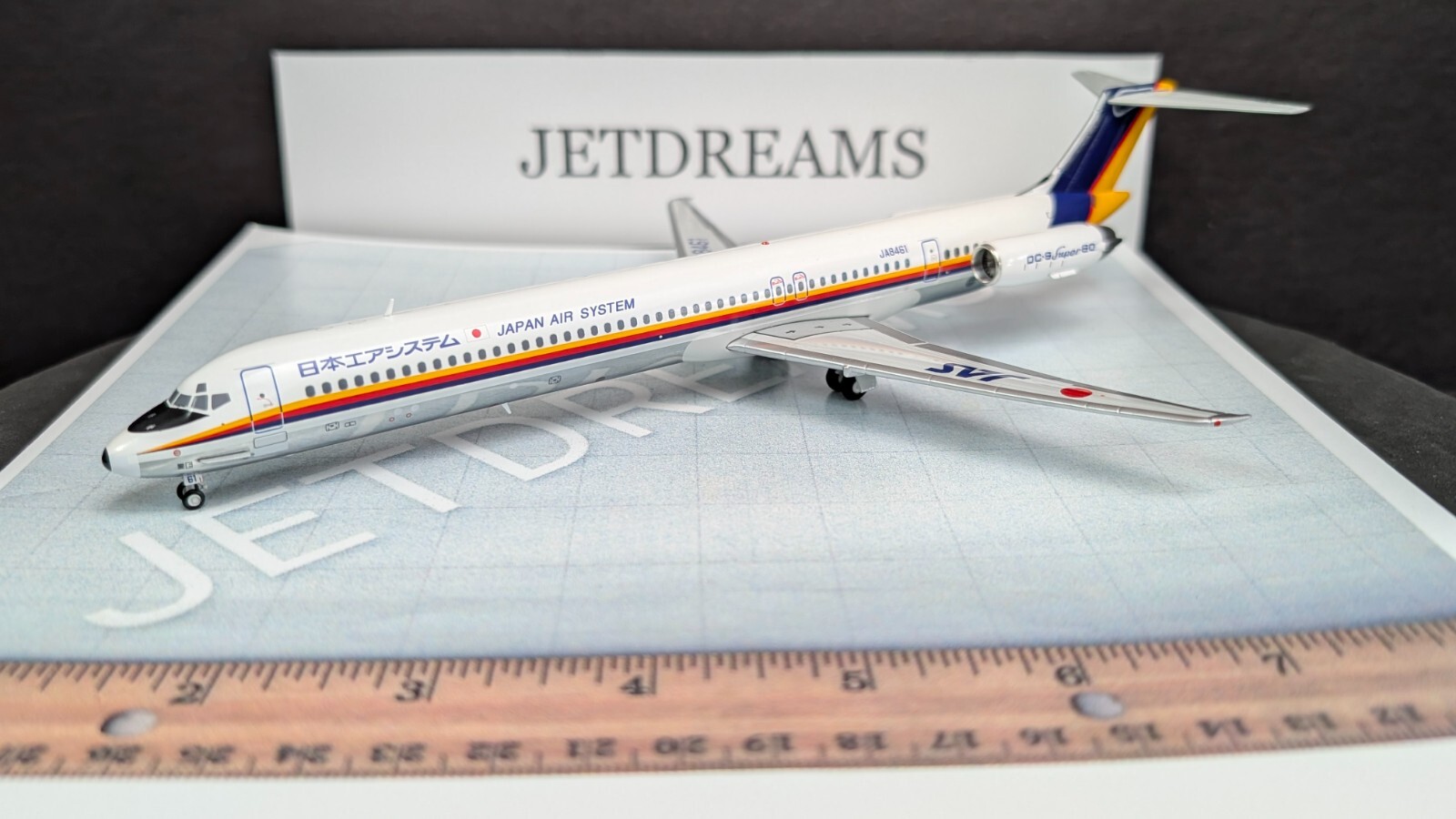 1/200 JAS JAPAN AIR SYSTEM MCDONNELL MD-81 1980’S COLORS JA8461 JC WINGS