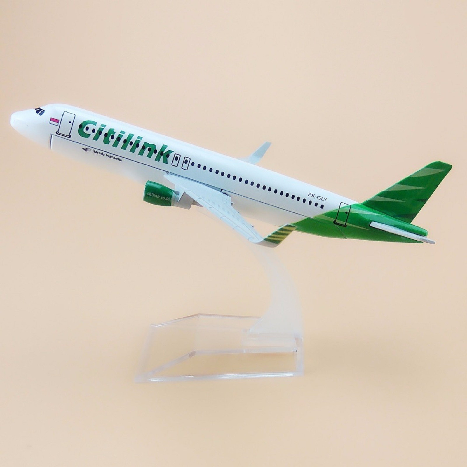 1/400 15cm Aircraft Indonesia Citilink A320 Alloy Plane Model Simulation Display