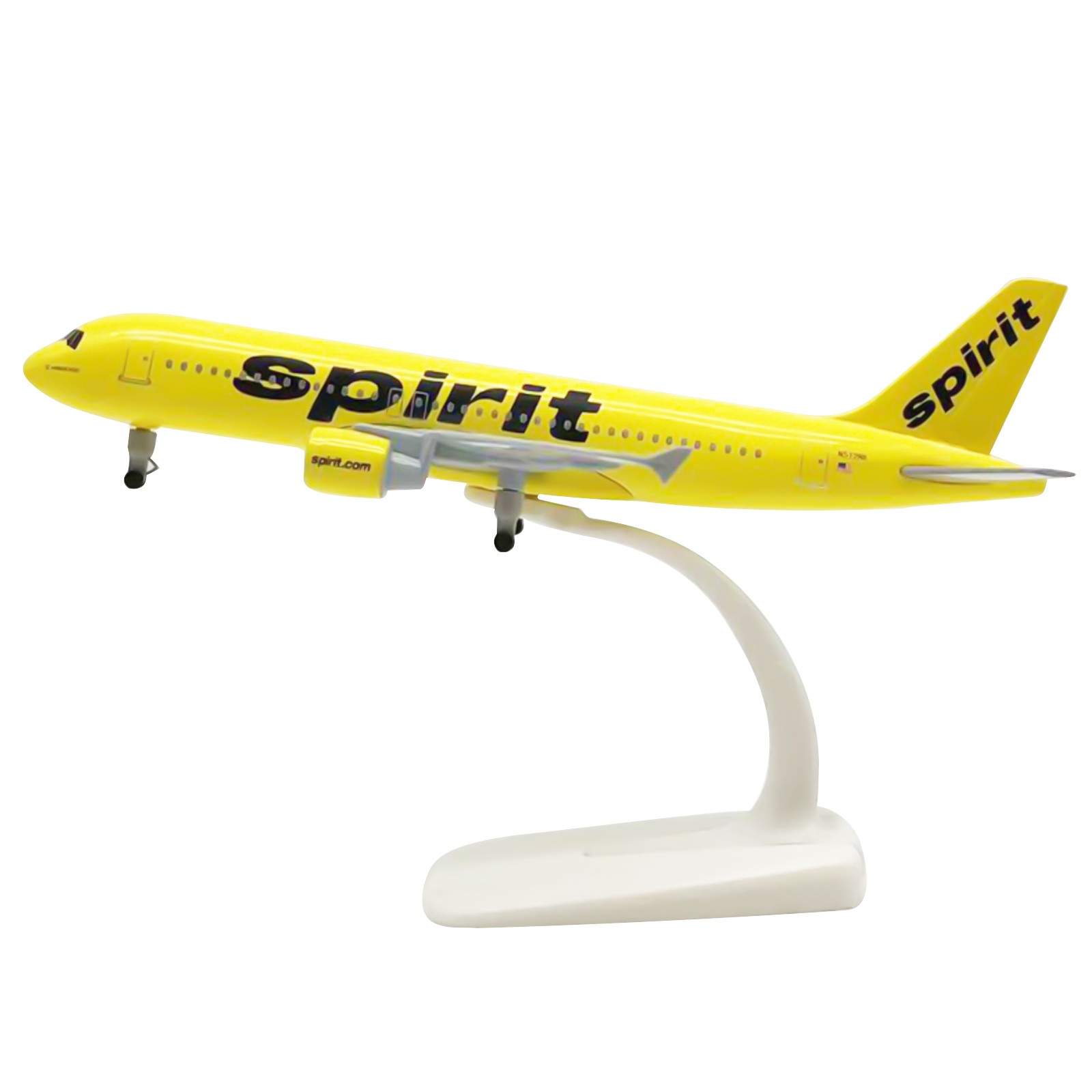 1:300 20cm US Spirit A320 Model Plane Alloy Diecast Airplane Aircraft Ornaments