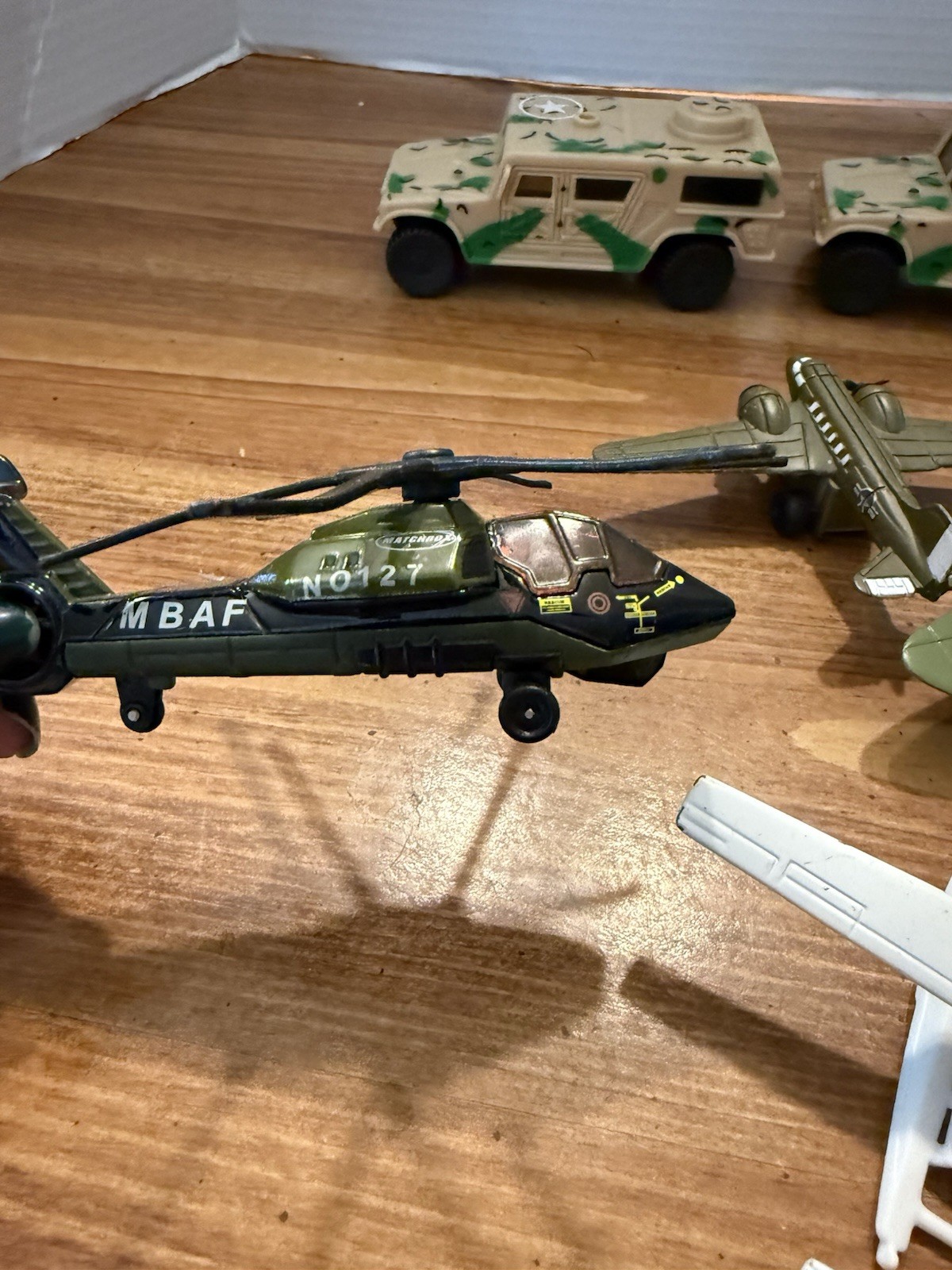 Lot Of 6 Military Miniature Vehicles Metal And Plastic
