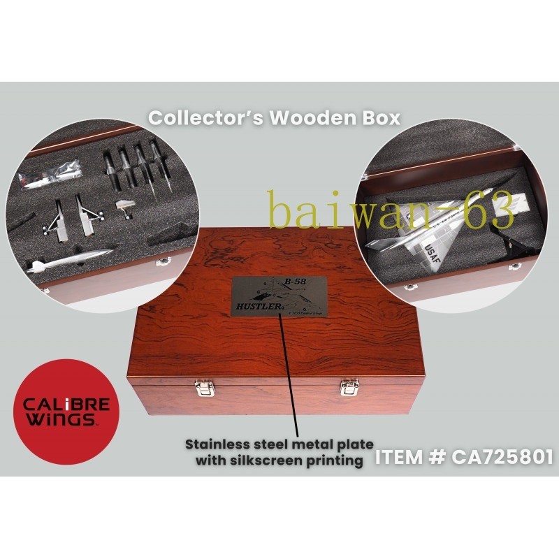 CA725801 B-58A Hustler Bendix Trophy Winner Calibre Wings 1:72 Diecast