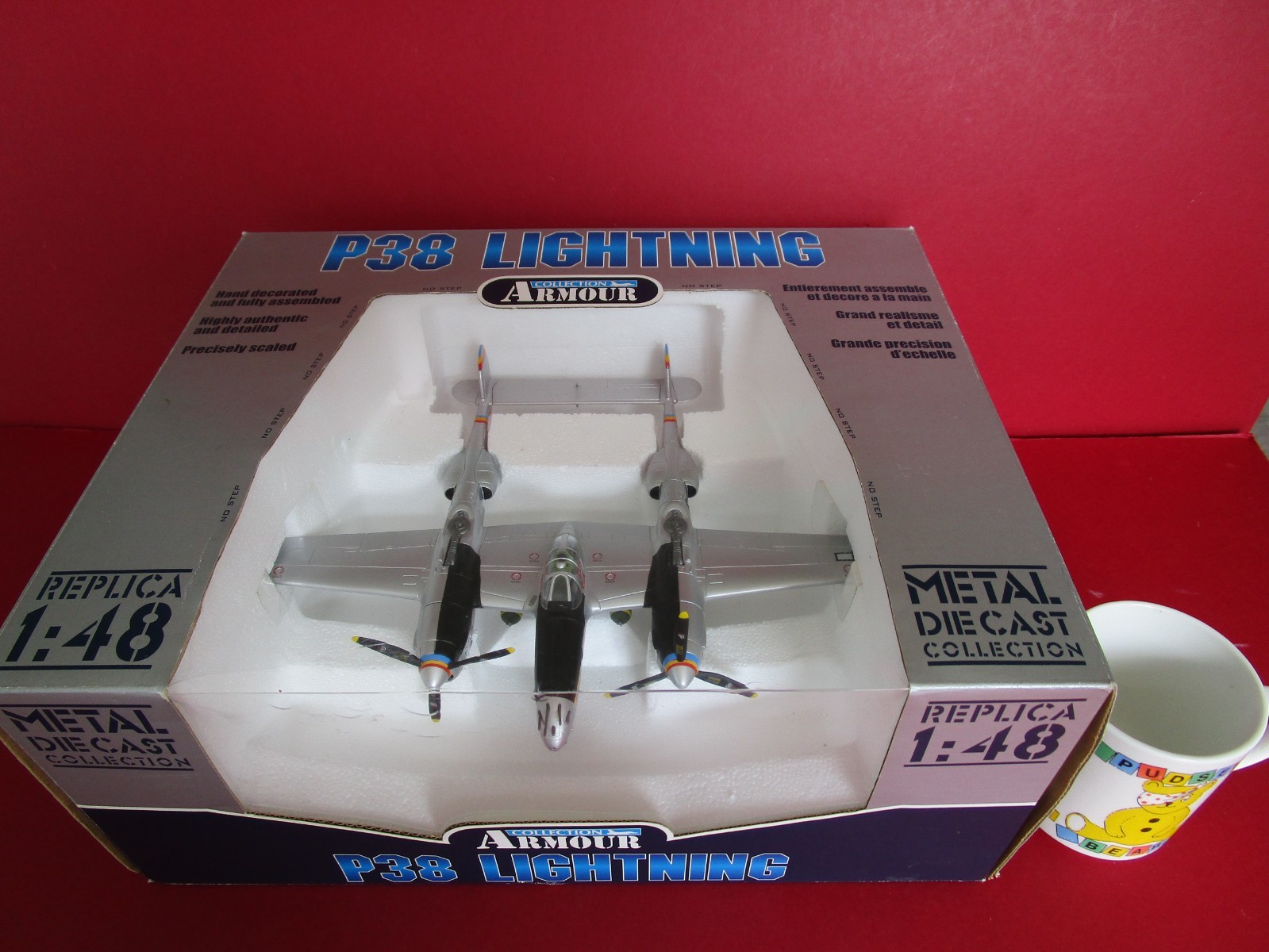Armour Franklin Mint 1:48 Lockheed P38J Lightning USAAF 98137