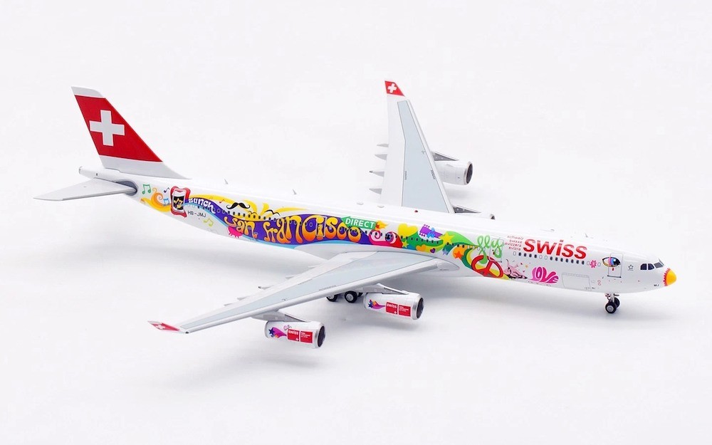 Swiss (San Francisco Livery) / Airbus A340-300 / HB-JMJ / AV4319 / 1:400 *LAST*