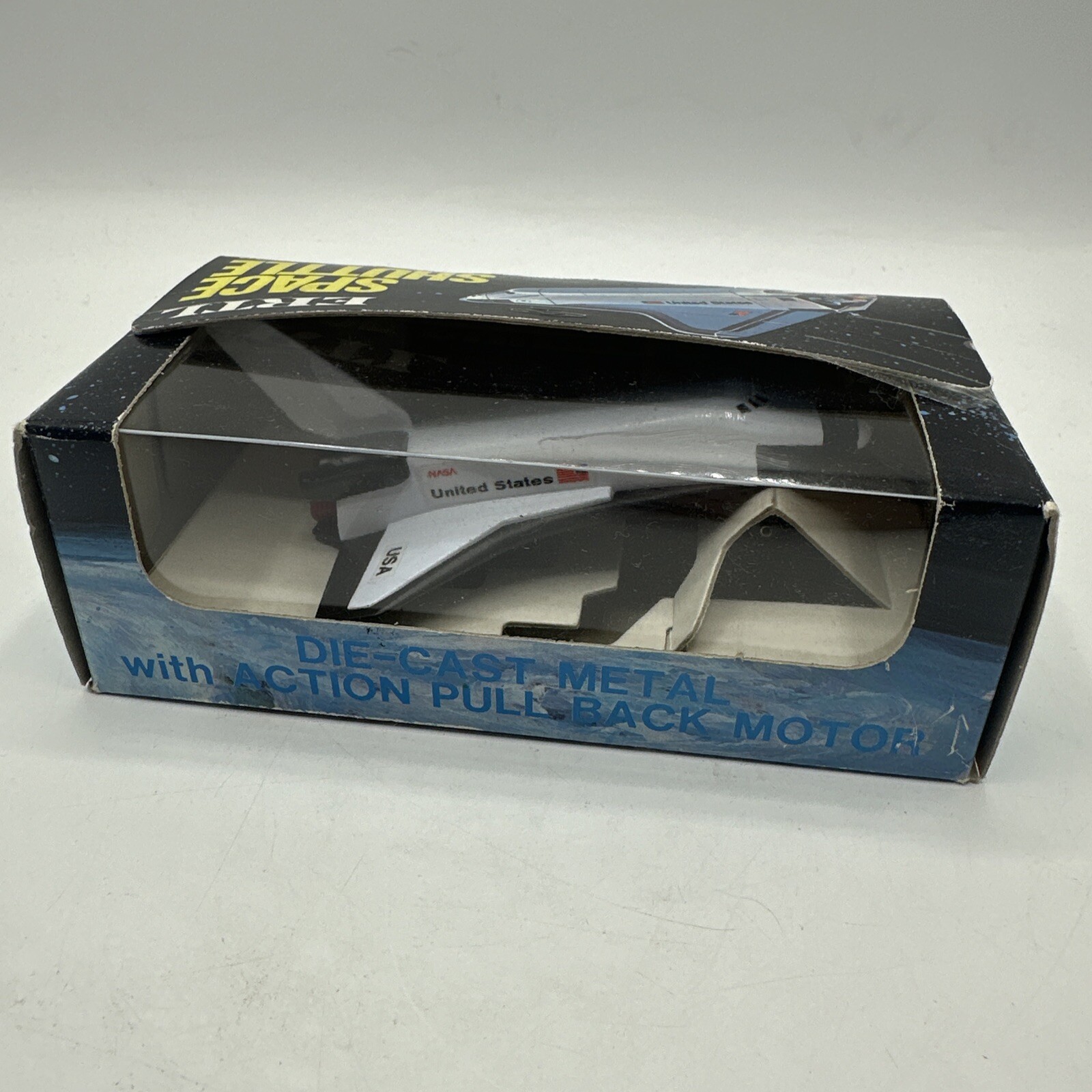 Space Shuttle W/ Action Pull Back Motor #1534 Die Cast ERTL – Brand New