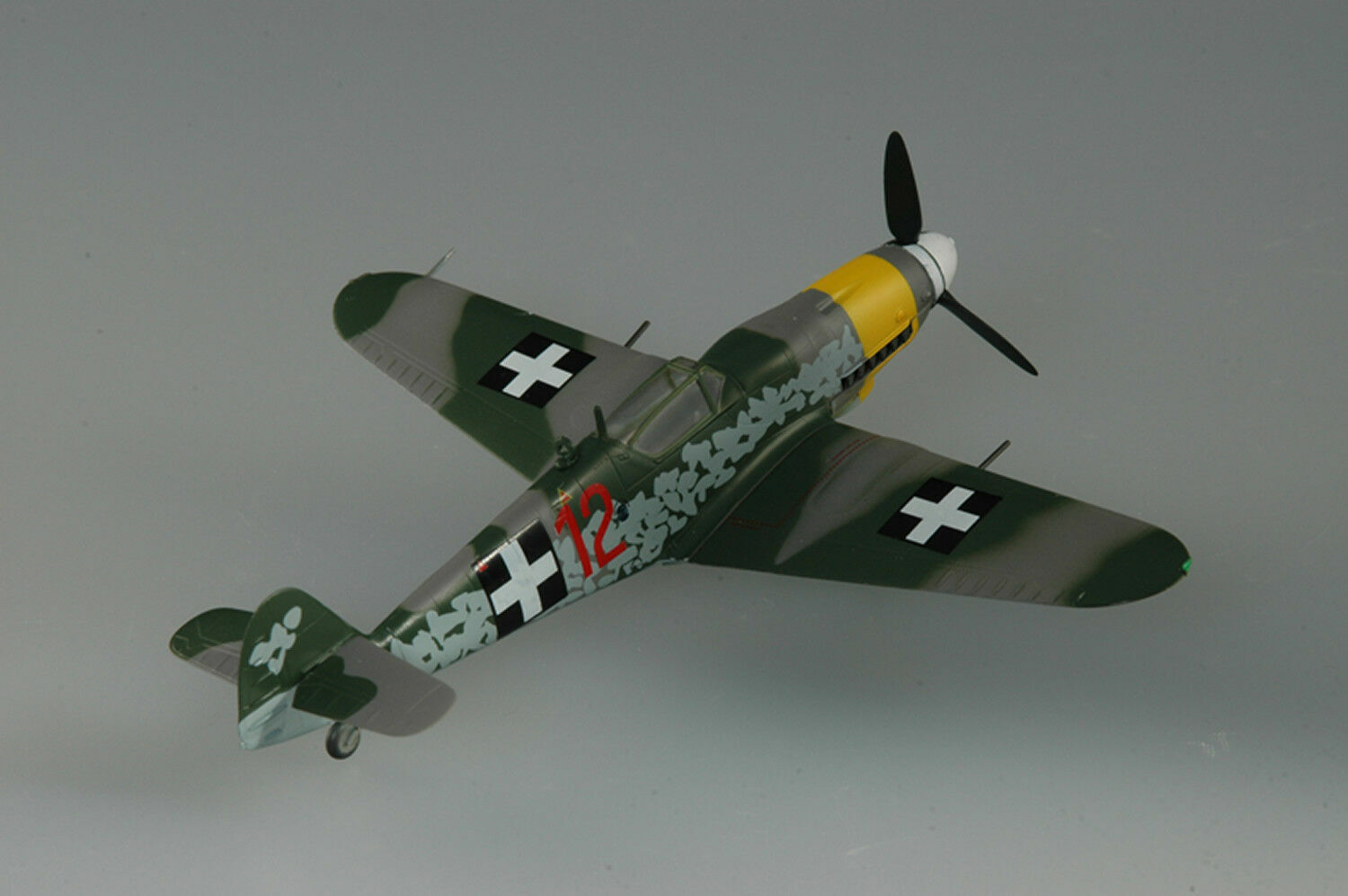 Easy Model 1/72 Hungarian BF-109G-10 1945 Plastic Fighter Model #37204