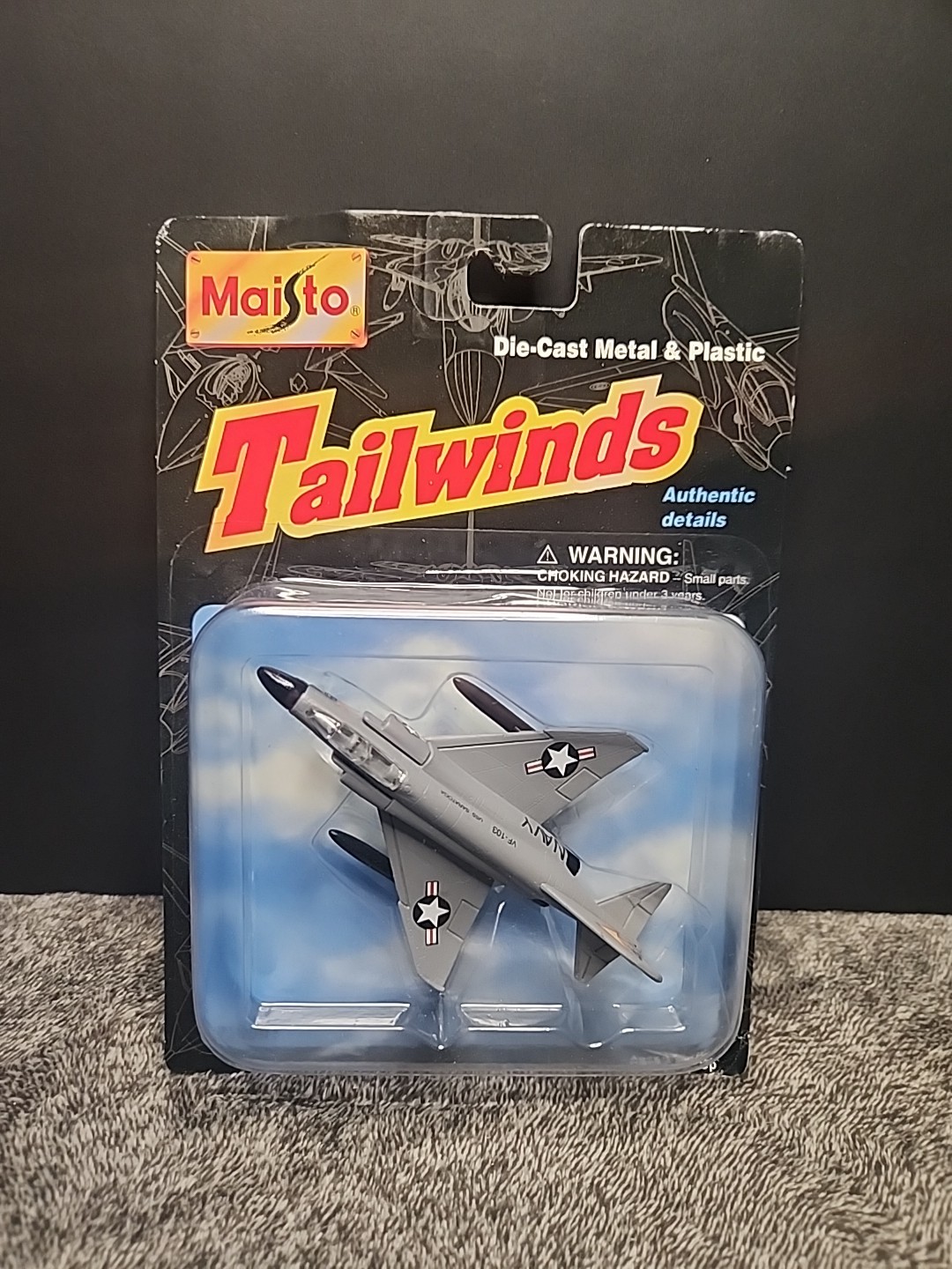 Vintage Maisto Tailwinds Diecast U.S. Navy F-4J Phantom II VF-103 1998 NEW!