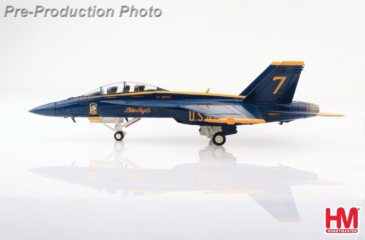 Hobby Master F/A-18F “Blue Angels” #7, US Navy 1:72 Scale HA5128 2021 Season