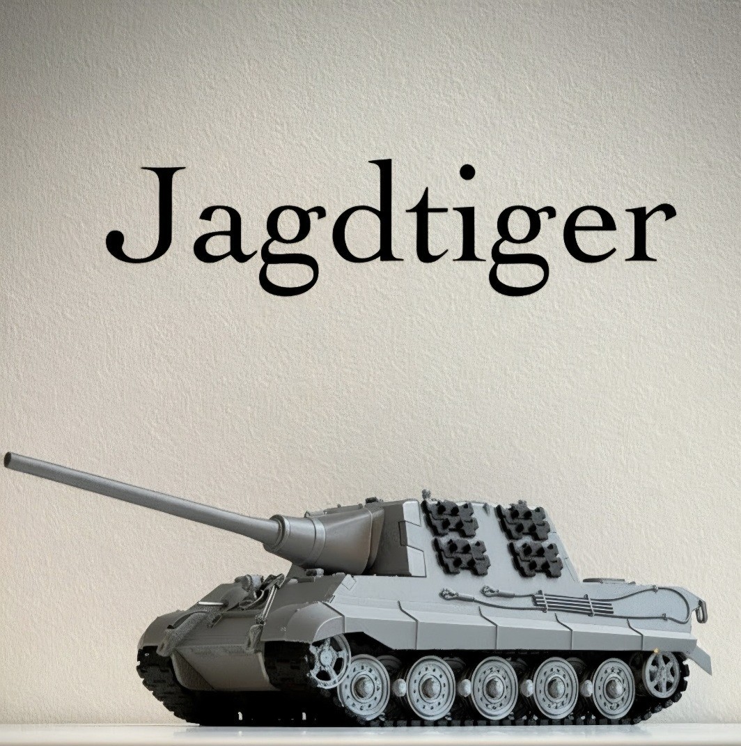 1/35 Scale 3-D Print Model German WW2 Era JagdTiger Panzer