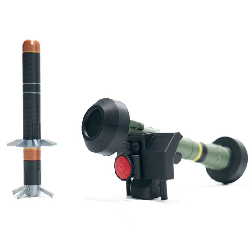 3D Printed 1:8 US Army FGM-148 Javelin (ATGM) Missile Model Military Collection