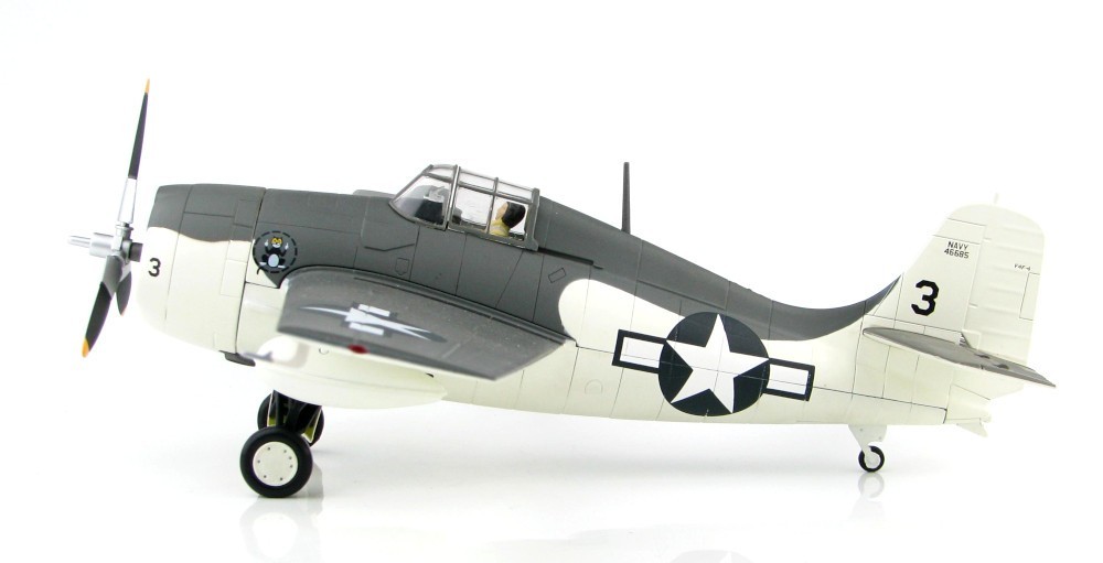 F4F Wildcat VC-12, USS Core, 1944, NAVY 1/48 Scale Diecast Model – Hobby Master