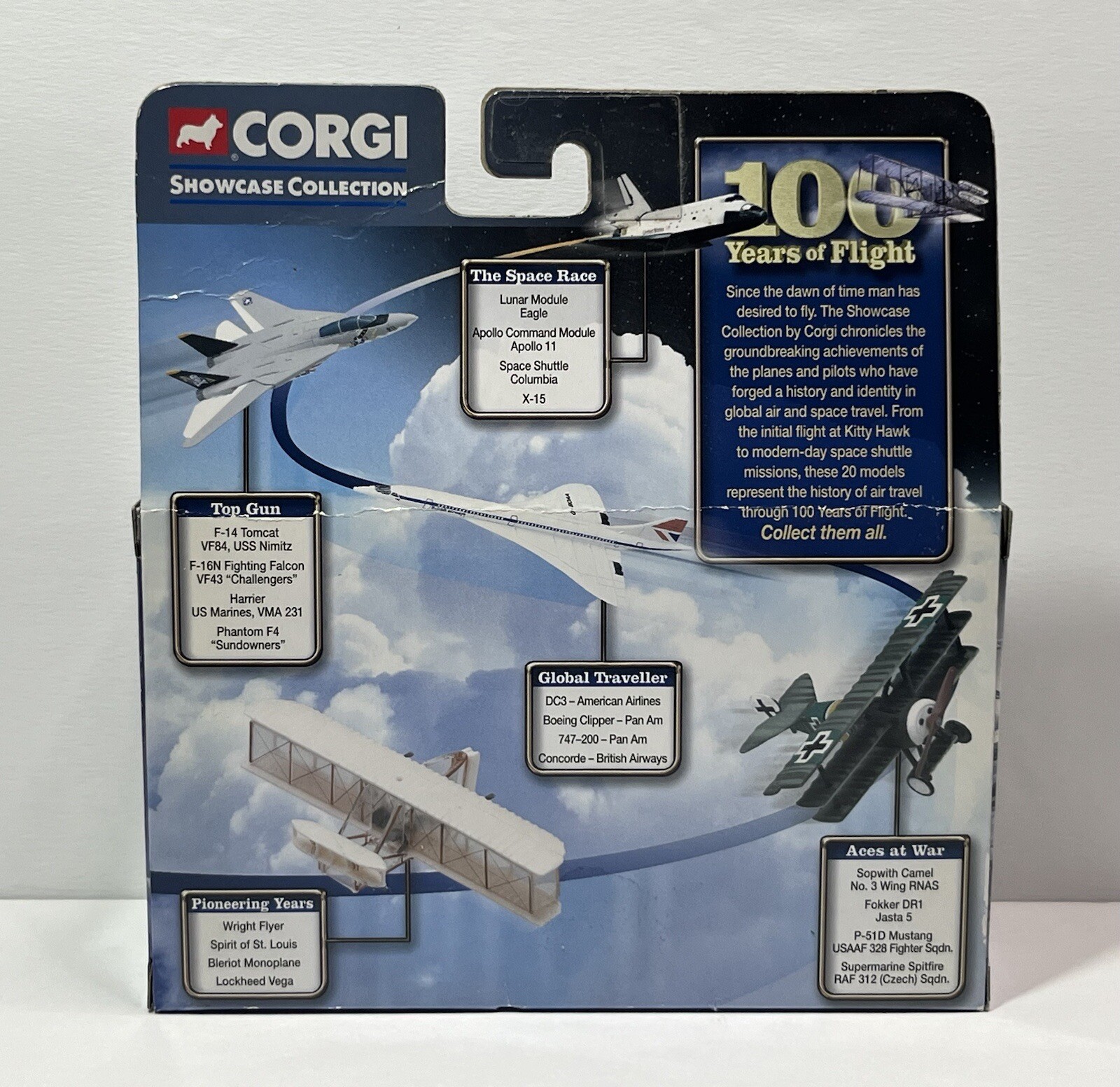 Corgi 100 Years of Flight Kitty Hawk Wright Brothers Flyer Airplane “Pioneering”
