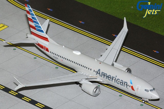 G2AAL1413 GeminiJets 737 MAX 8 1/200 Model N326RP American Airlines