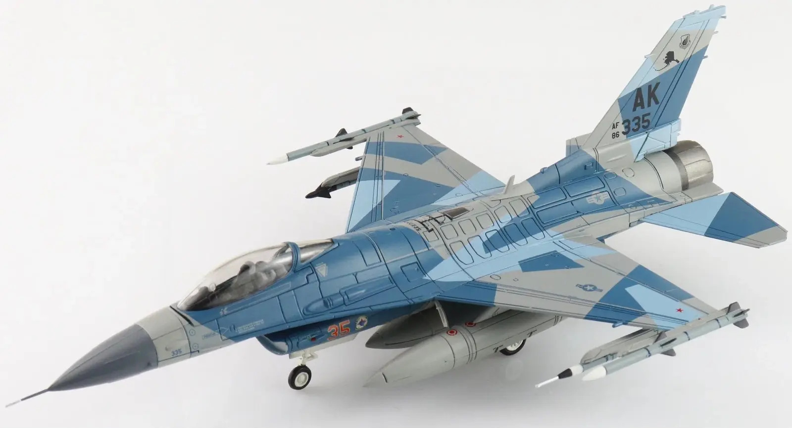 Lockheed F-16C “Blue Splinter” 86-0335 354th Wing 18th AGRS Eielson AFB Alaska 2