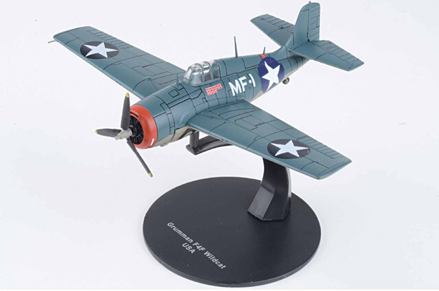 De Agostini 1/72 F4F Wildcat Airplane MF-I USMC VMF-224 Fighting Bengals