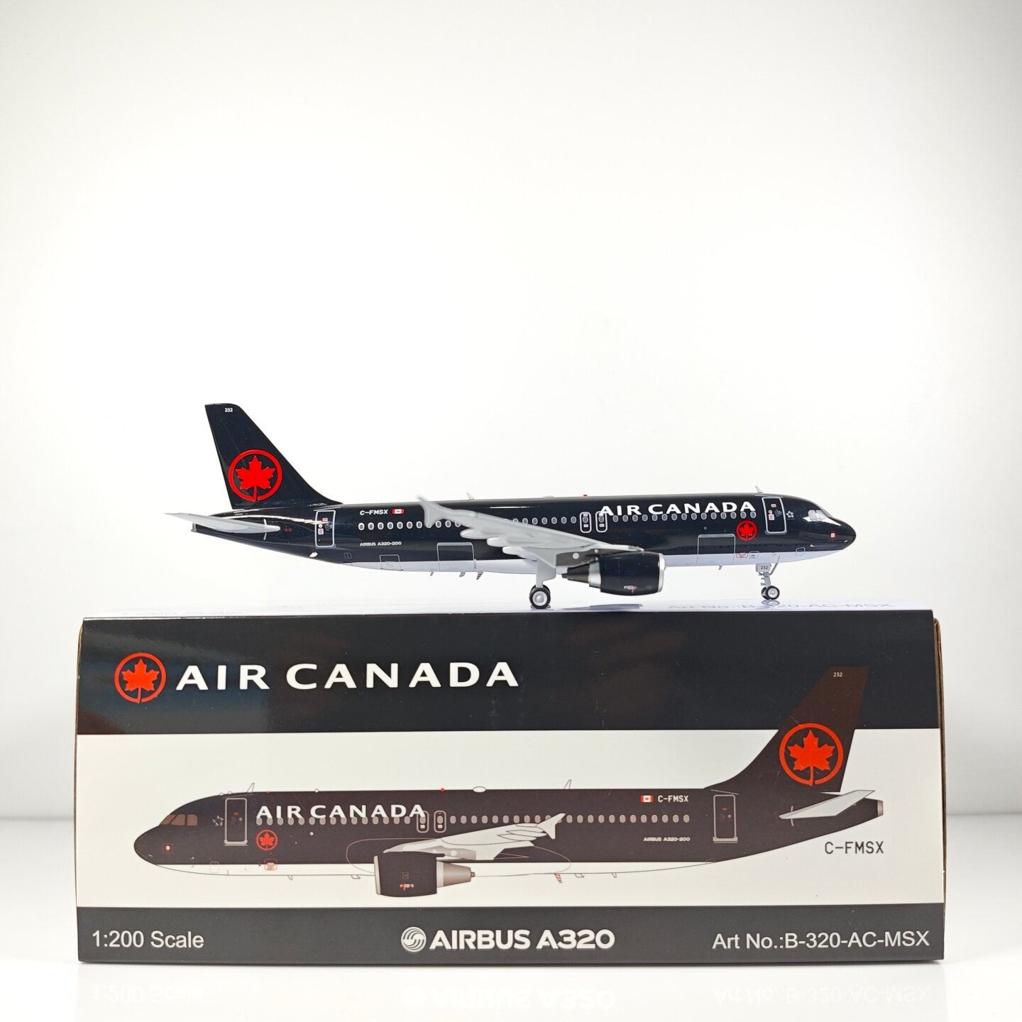 B-Models B-320-AC-MSX 1:200 Air Canada A320 C-FMSX Alloy Model