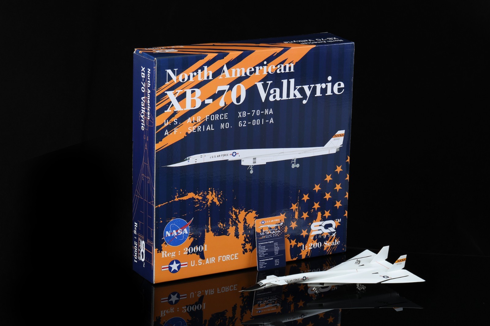 SQ Wings 1:200 USAF/NASA North American XB-70 Valkyrie 20001 (L2080)