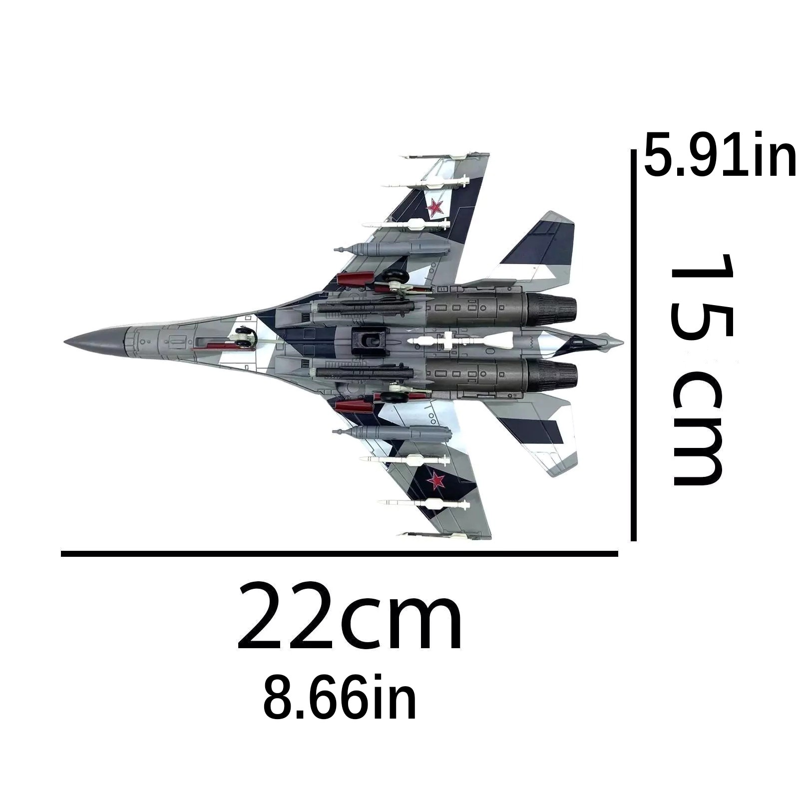 1/100 Alloy Russian SU35 Fighter Model Airplane Model Airplane Souvenir Toys