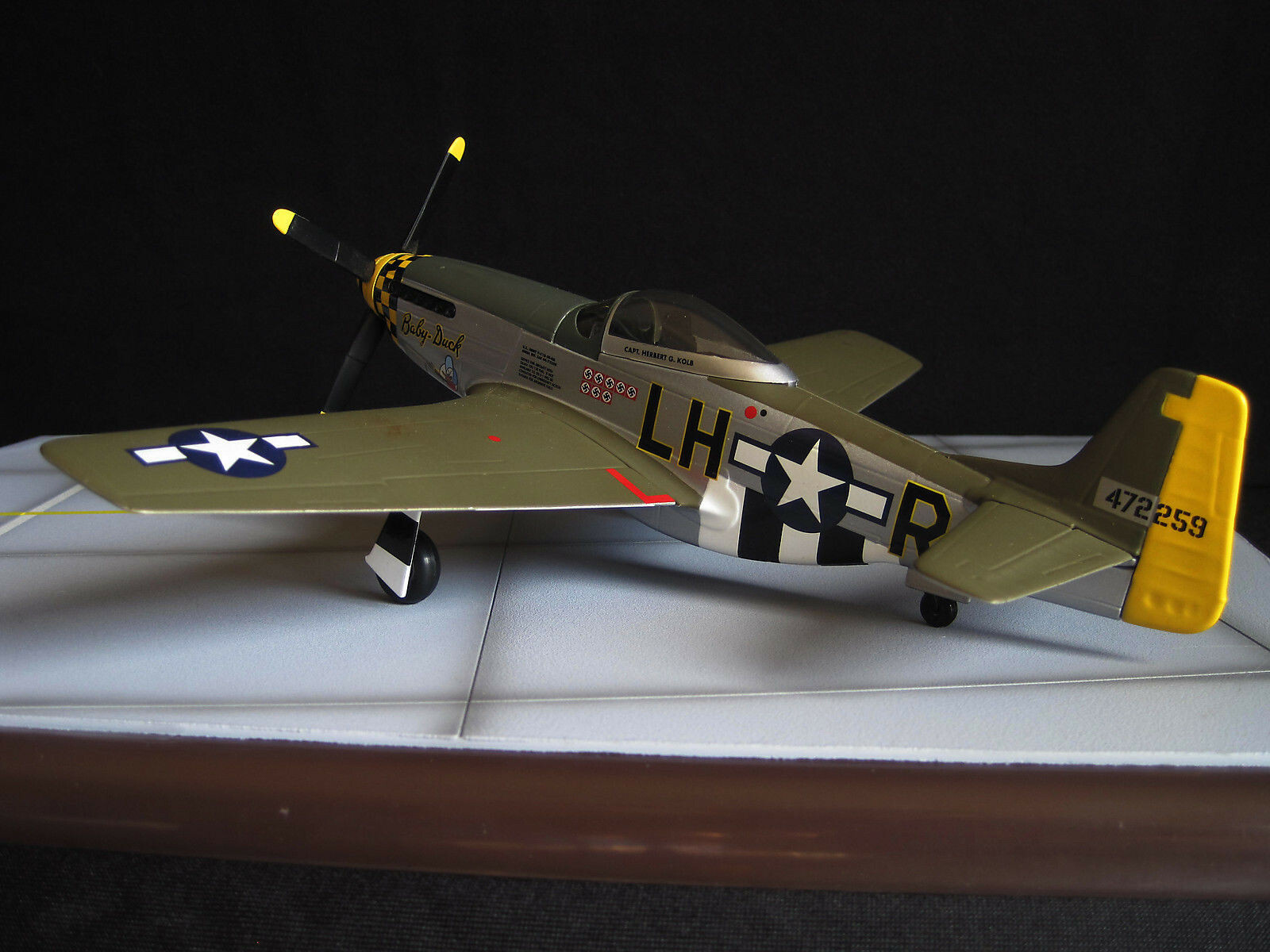 SPEC CAST USAAF 8th. A.F. P-51D Mustang Baby Duck Flown By Capt. Herbert G. Kolb