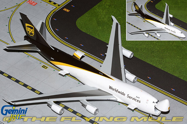 GeminiJets 1:200 747-400F UPS N580UP Interactive Series