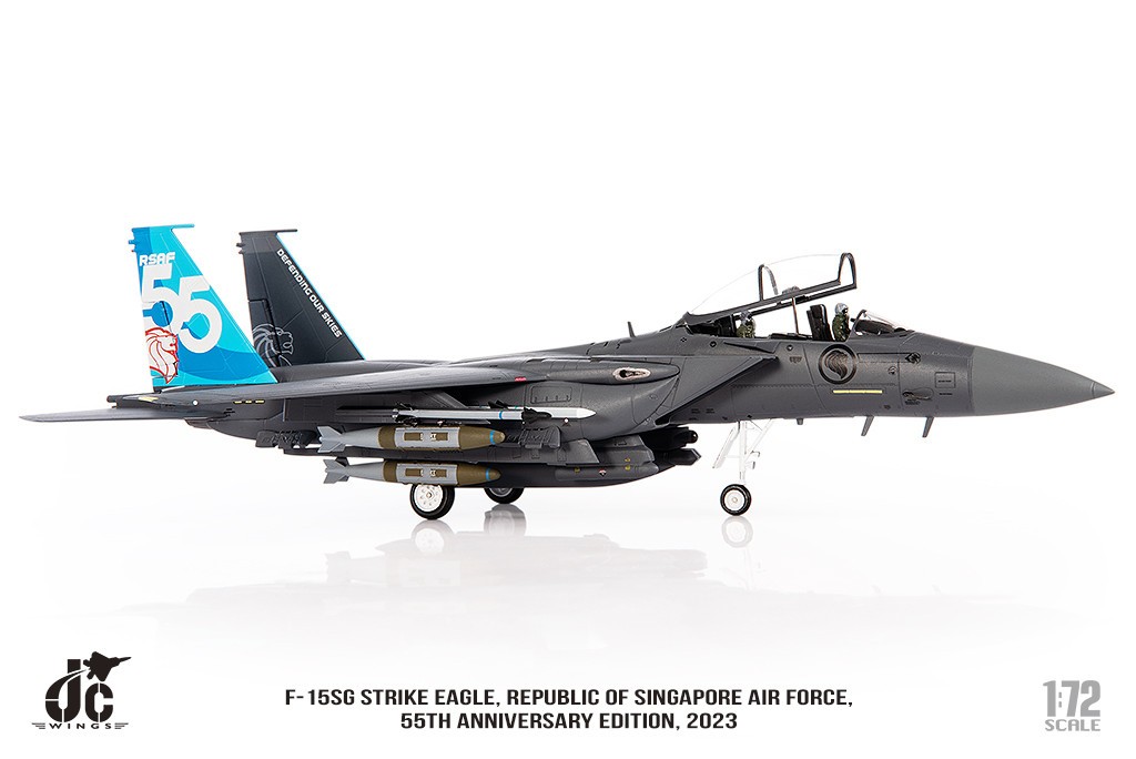 JC Wings 1:72 Singapore Air Force (RSAF) F-15SG Strike Eagle “55th Anniv.” 8317