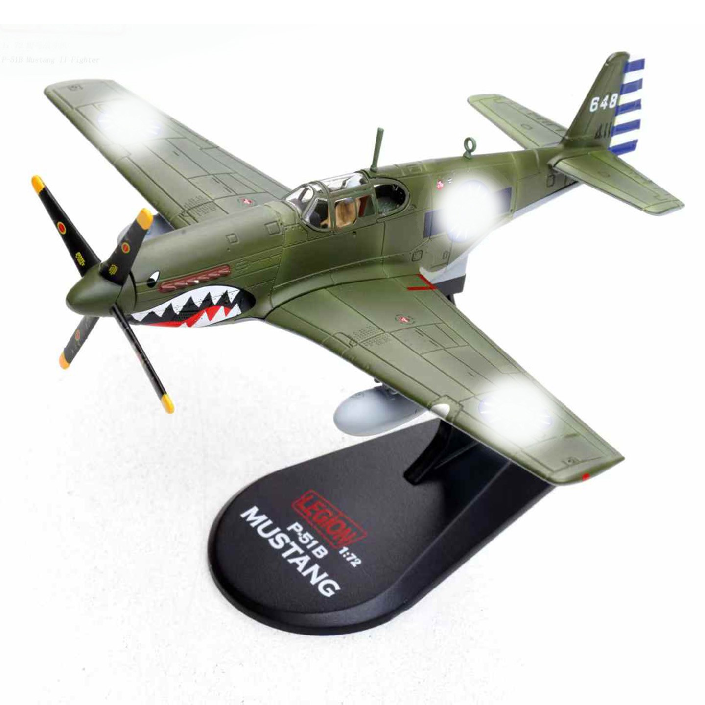 1/72Chinese Air Force North American P-51C/P-51 Mustang 32nd Squadron 1945 model