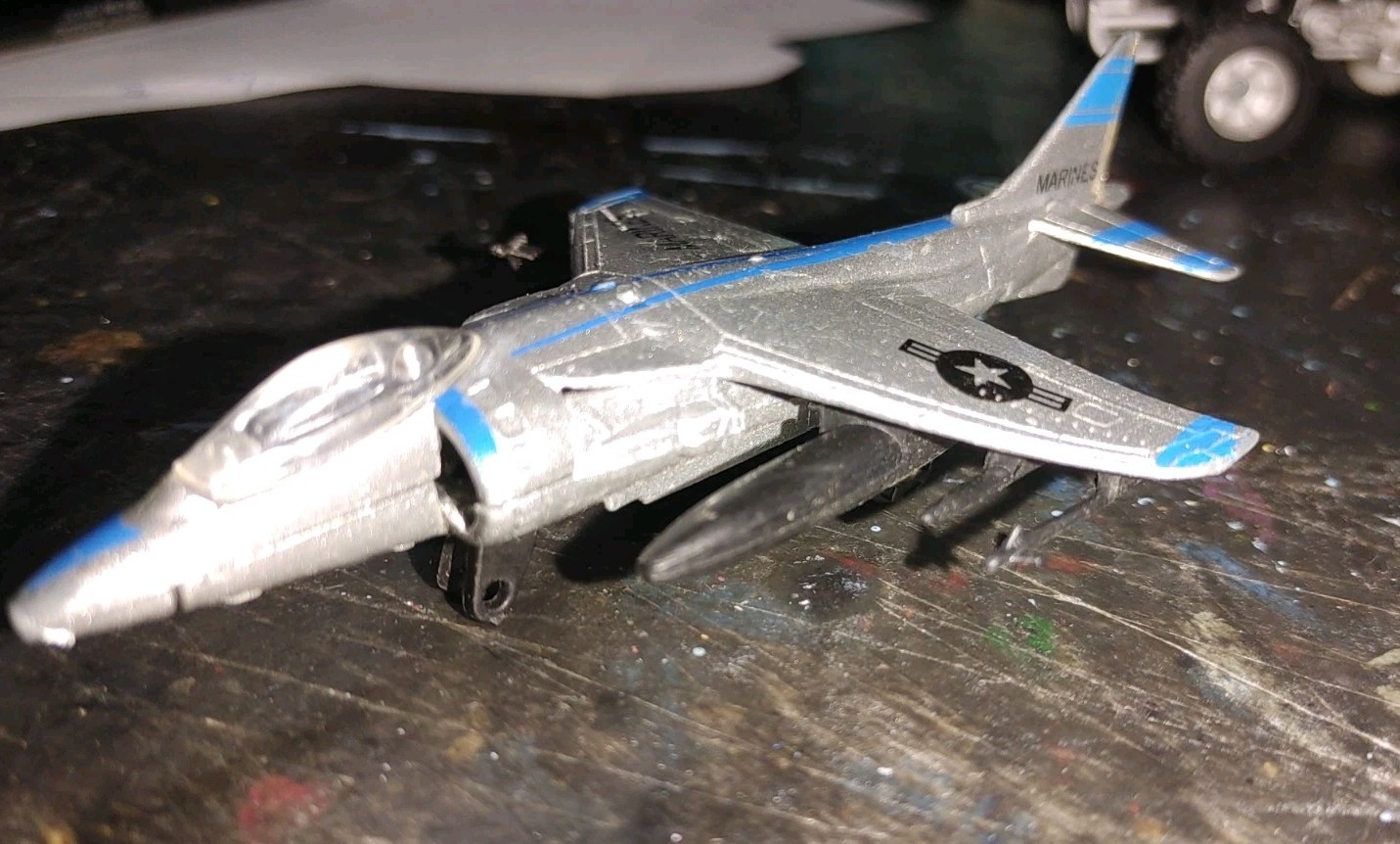 Unbranded Made In China AV-88 Harrier Marines Die Cast Jet-Many Die Cast Vehicle