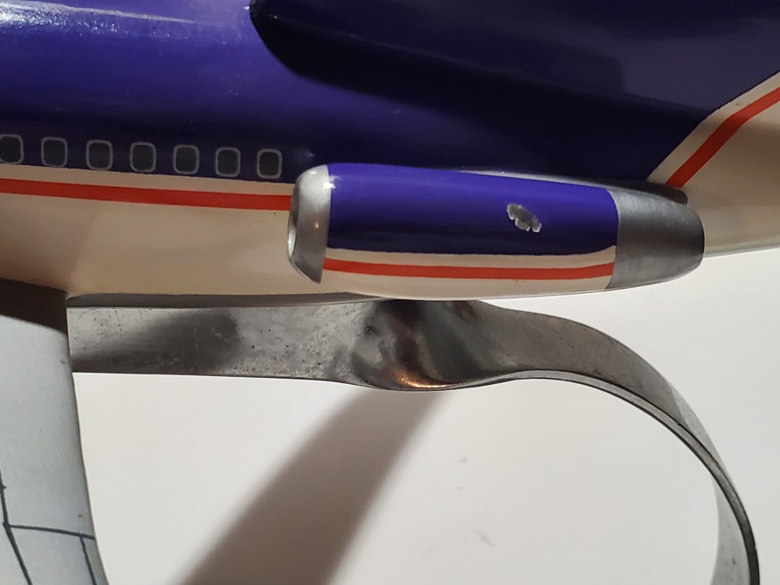 1980’s Federal Express Boeing 727-200F 1:100 Scale Fed Ex Wood Model Plane
