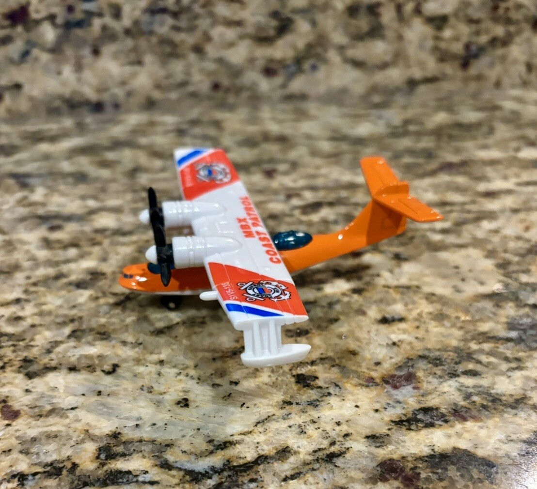 Matchbox SkyBusters MBX Coast Guard Patrol Hydro Prop Plane New