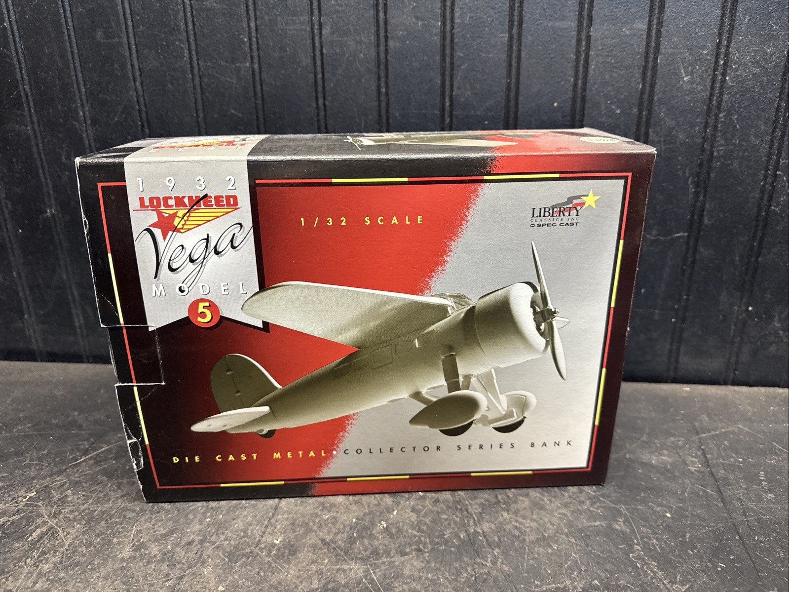 Liberty Classics 1932 Lockheed Vega Model 5 Olympia Beer Airplane Bank FREE SHIP