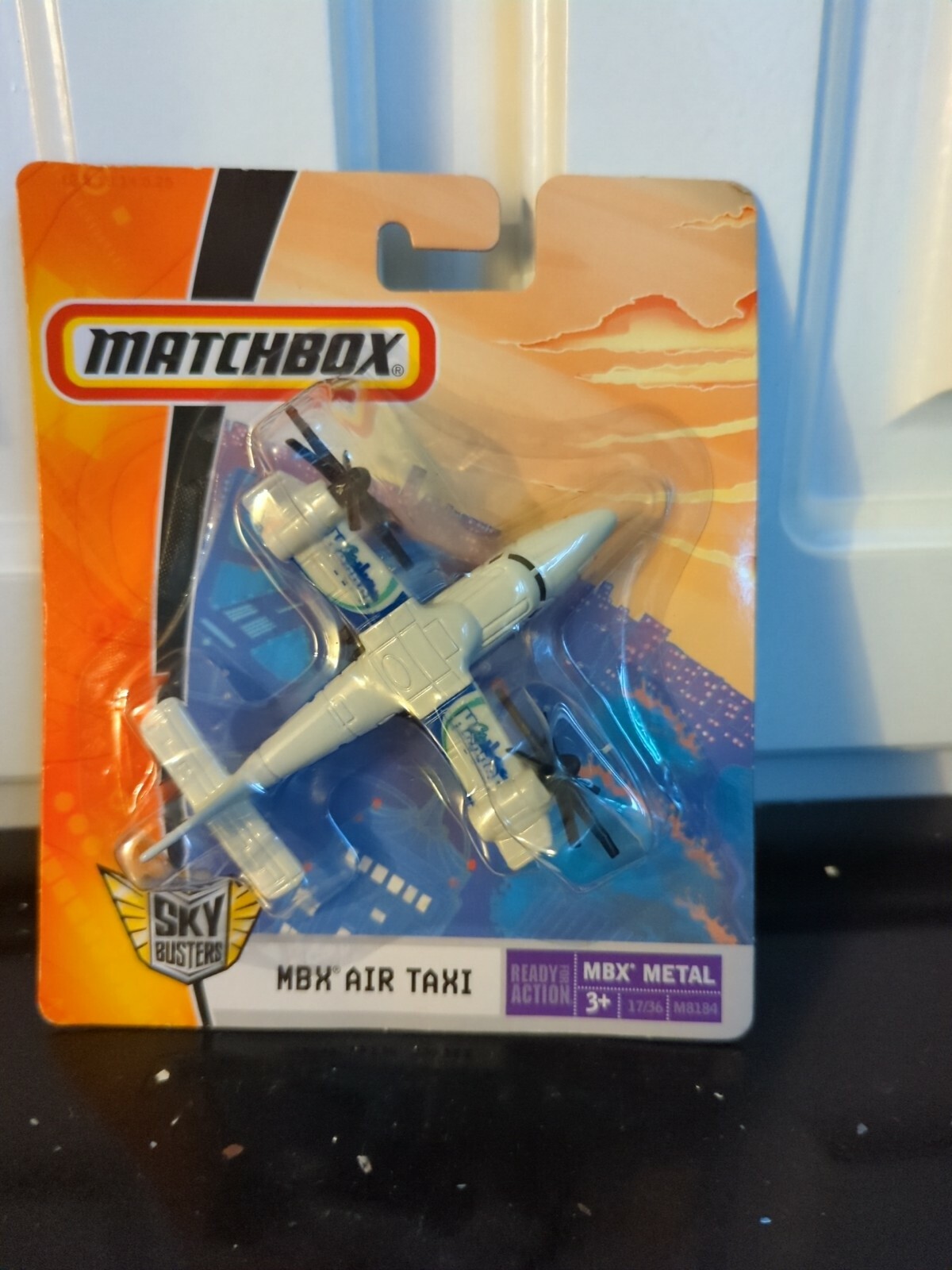 Matchbox Hero-City Sky Busters MBX Air Taxi 2007 die cast metal