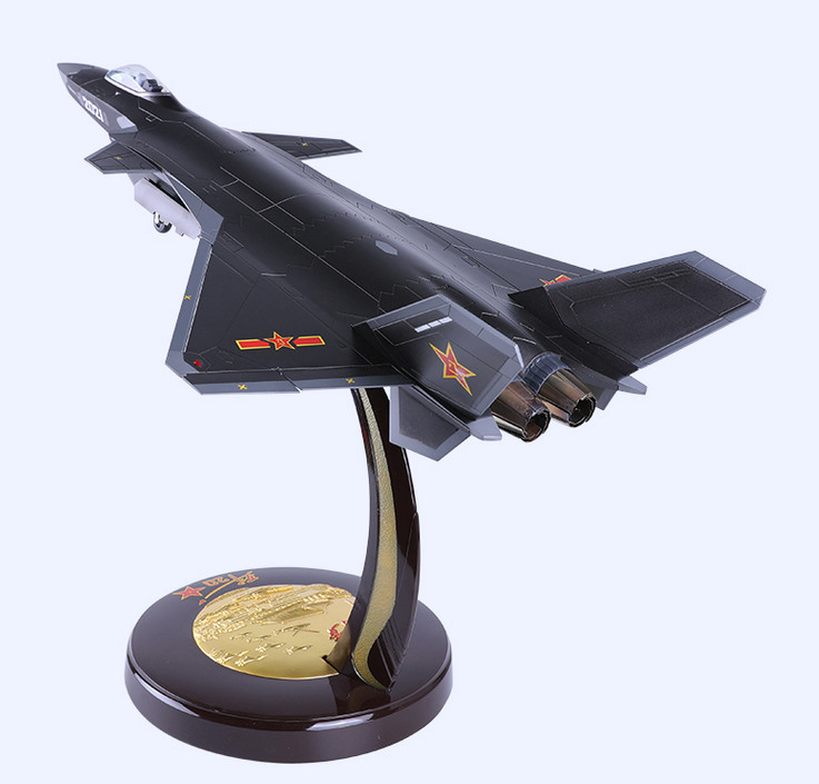 1:36 54CM J-20 Stealth Fighter Airplane Diecast Military Aircraft Plane Model
